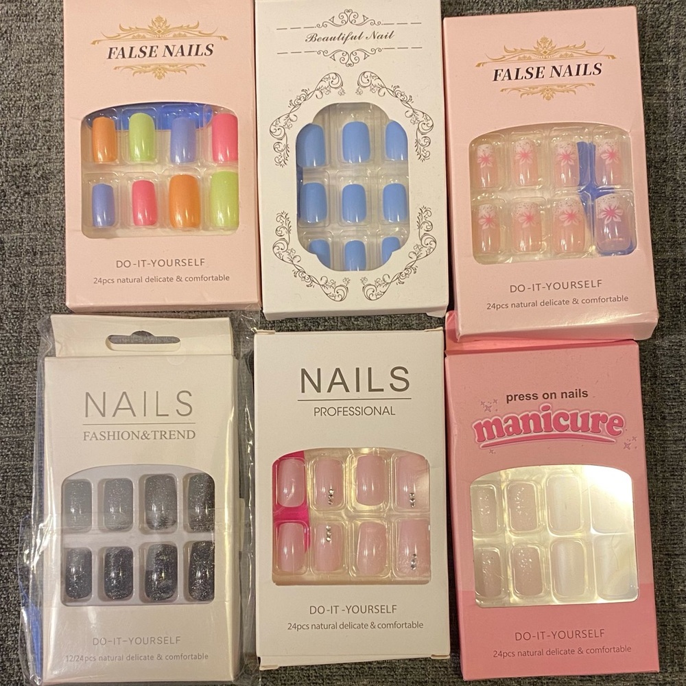 6 pack press on nails